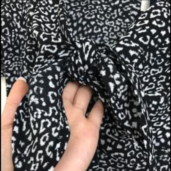 Tie-Front Button-Down Mini Dress - Picture 2 of 2